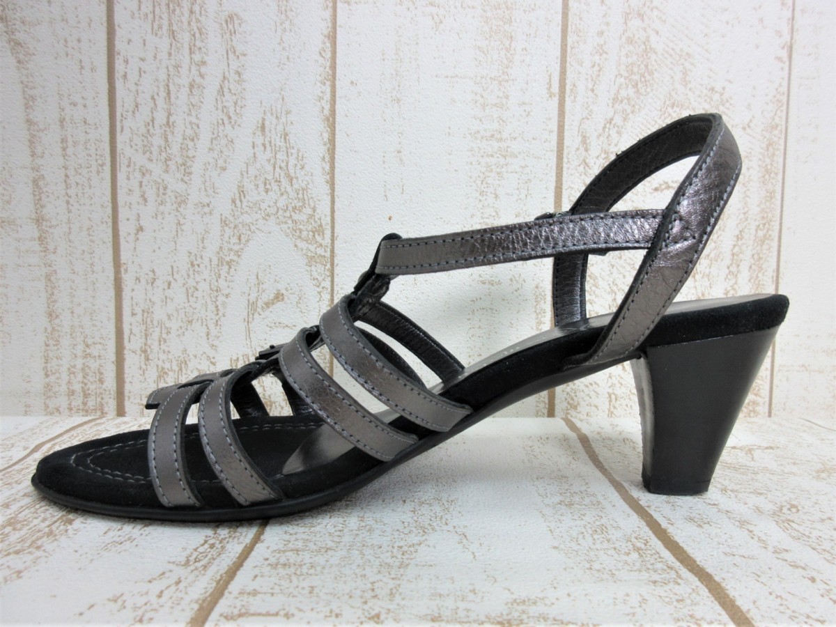 GINZA Kanematsu/銀座かねまつ:バックストラップ レザーサンダル GINZA Kanematsu/銀座かねまつ:バックストラップ レザーサンダル