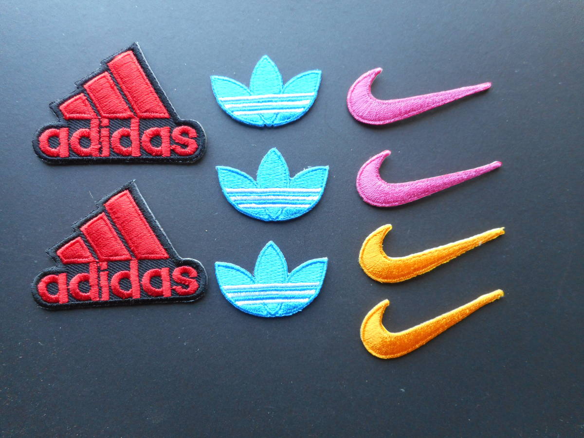 ナイキ NIKE 刺繍アイロンワッペン Nike 刺繍ロゴワッペン ゴールド