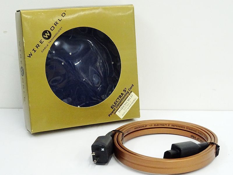 WIRE WORLD ELECTRA III REFERENCE POWER CORD （ELP） 電源