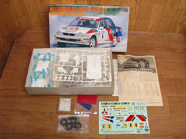新品 48 未組立 ハセガワ 1 24 三菱 ギャラン Vr 4 ラリー 1991 モンテカルロ スウェディッシュ Vr 4 Rally の落札情報詳細 ヤフオク落札価格情報 オークフリー スマートフォン版