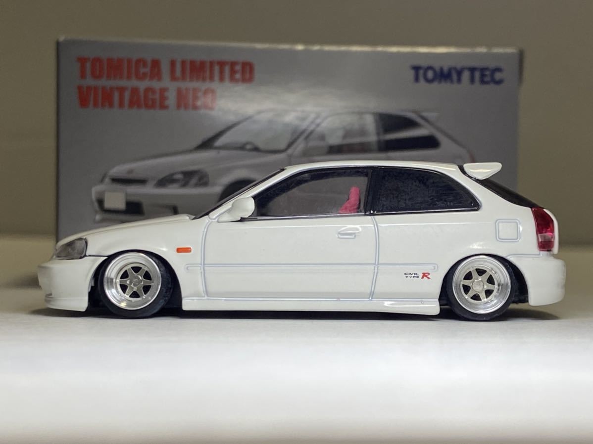1 64 Honda シビック タイプr Ek9 改 合金深リムホイール Ssr ロンシャン 車高短 街道レーサー 環状族 Jdm トミカリミテッドヴィンテージ の落札情報詳細 ヤフオク落札価格情報 オークフリー スマートフォン版