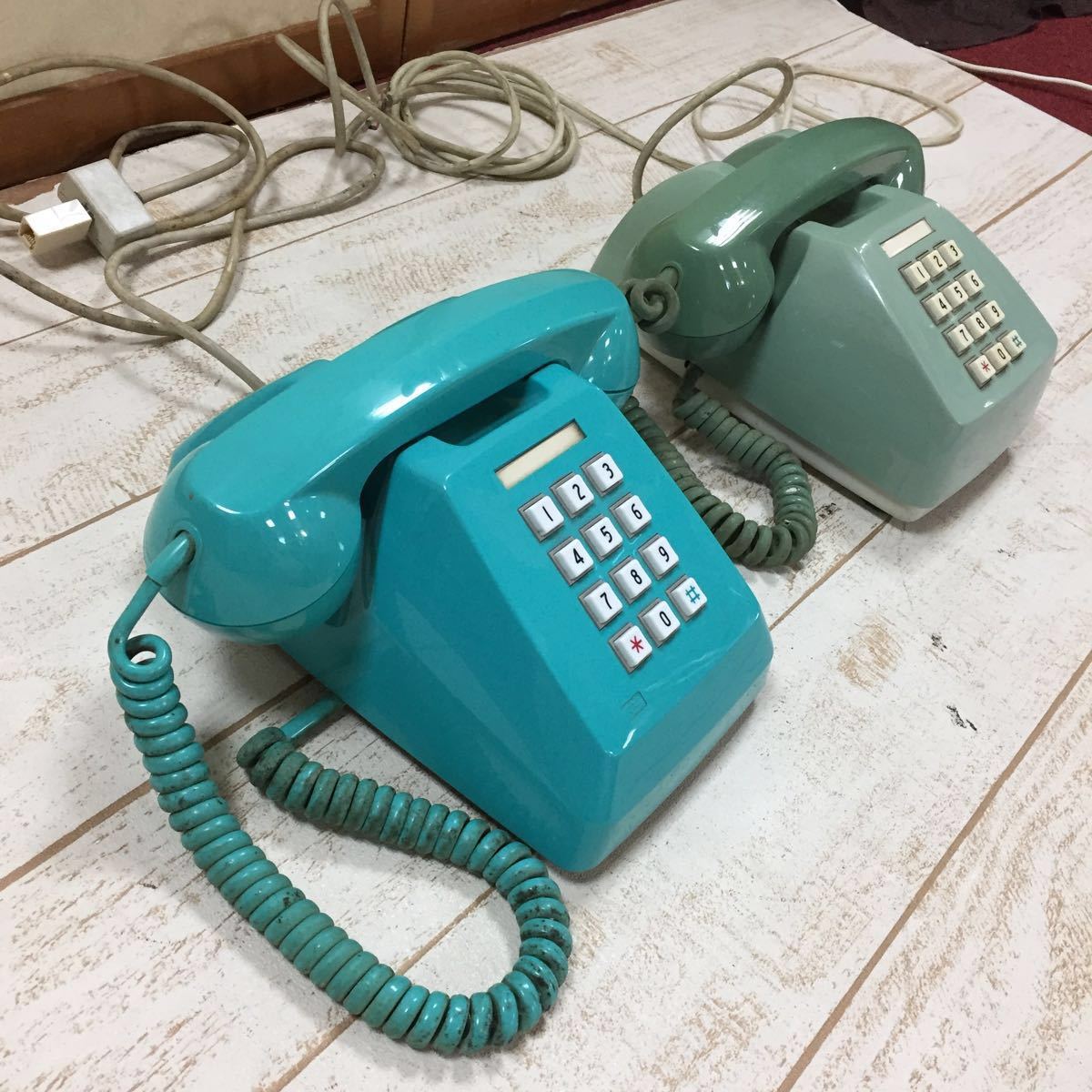 昭和レトロ　電話おもちゃ　当時物　corona telephone　【6】 昭和レトロ 当時物 1968年 日本電信電話公社 電電公社 黒電話 ダイヤル