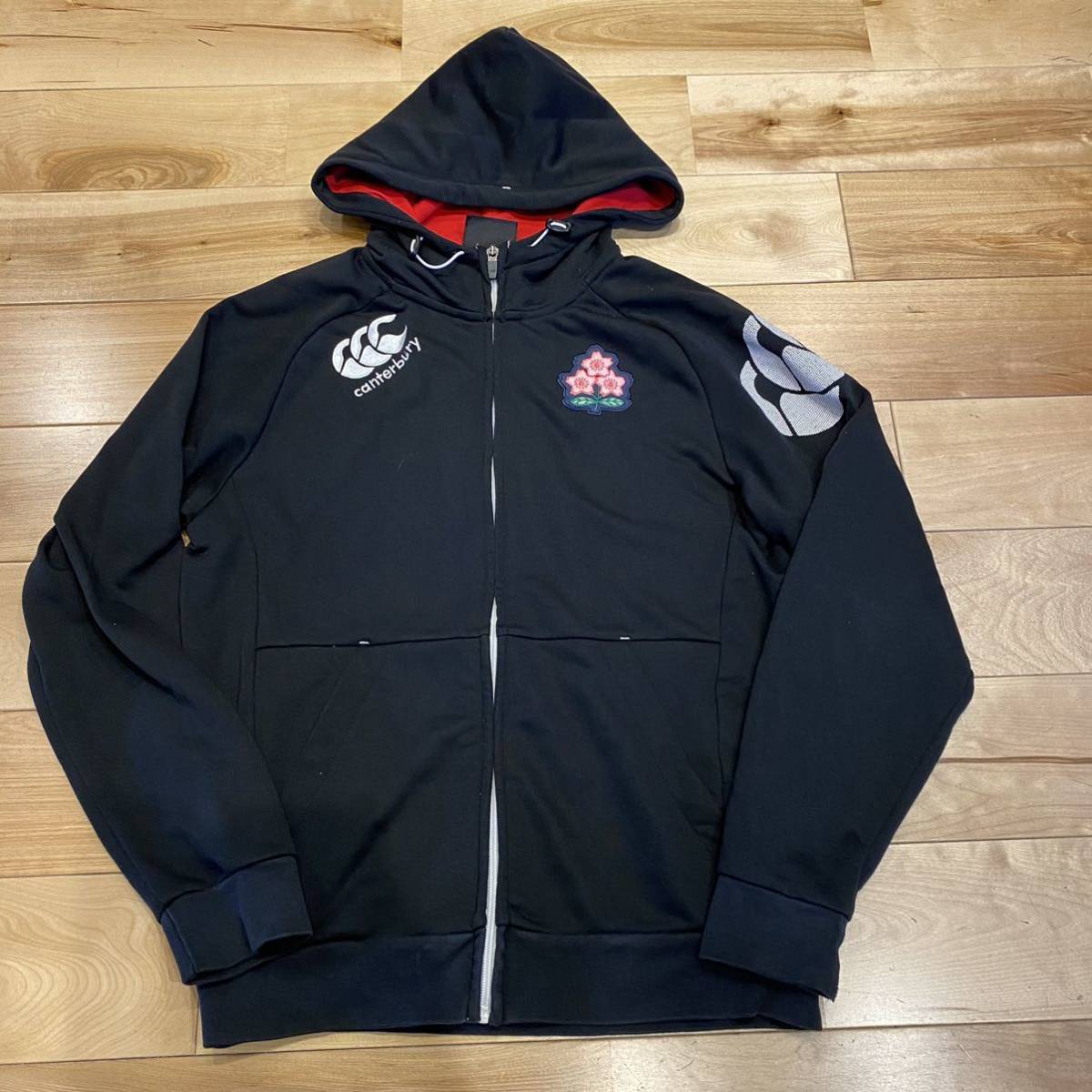 カンターベリー☆ジップアップ 中綿 ジャケット パーカー パープル L