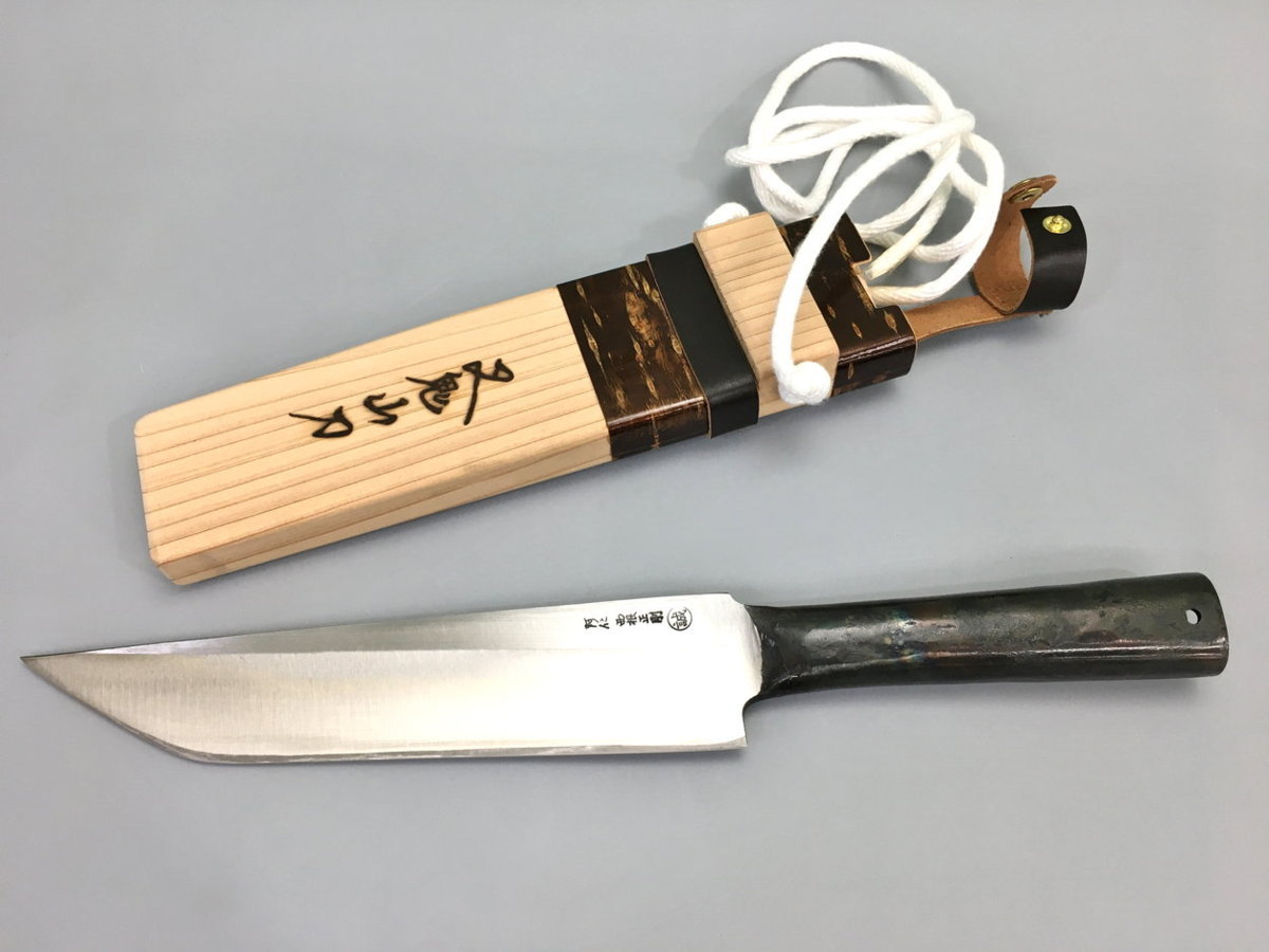 値下げしました‼️ 阿仁 叉鬼山刀 あに またぎながさ9.5寸 値下げしました‼️ 阿仁 叉鬼山刀 あに またぎながさ9.5寸