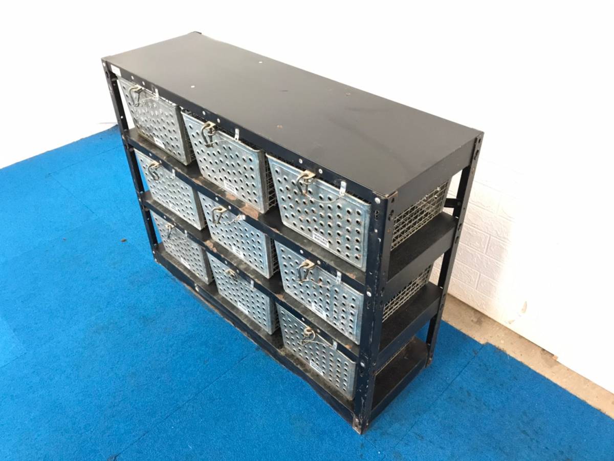 米軍放出品 Salsbury バスケット ロッカー アメリカンラック 収納棚 かご 引き出し キャビネット 2 23kk の落札情報詳細 ヤフオク落札価格情報 オークフリー スマートフォン版