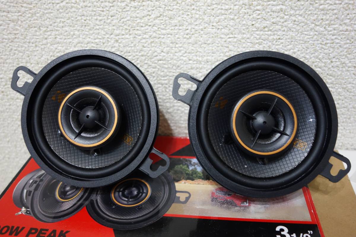 KICKER KSC3504 3.5インチコアキシャルスピーカー 正規品キッカー KICKER KSC3504 コアキシャルスピーカー 1個 保証書 100W（: 車
