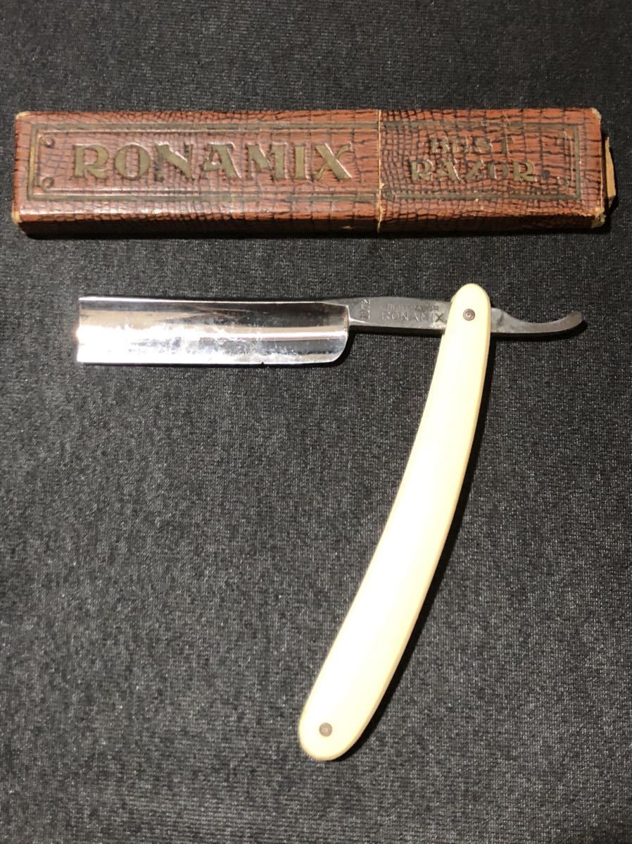 RONAMIX】ビンテージ 西洋剃刀 元箱付き◇昔のカミソリ の落札情報詳細