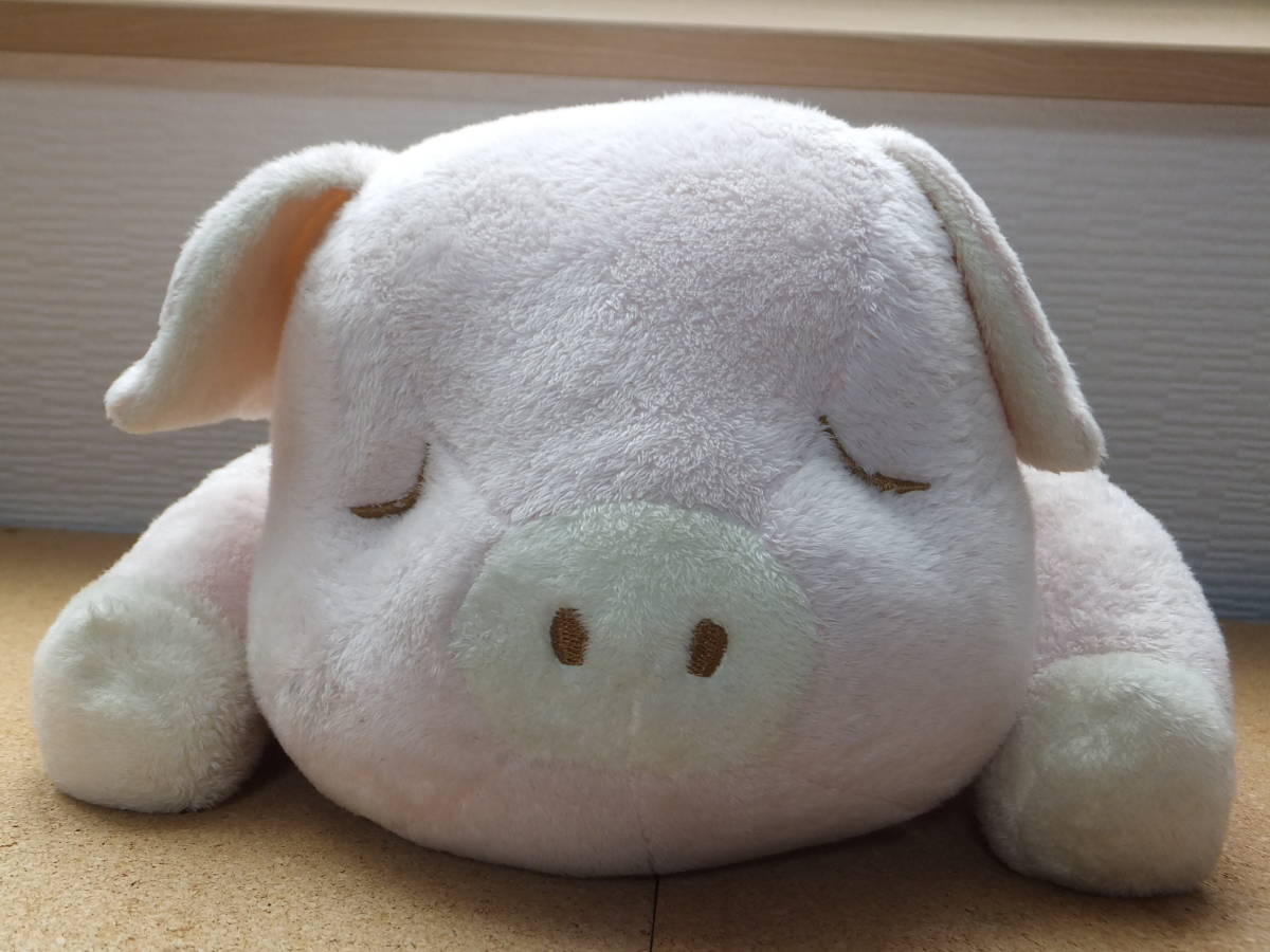 中古 NAOKO SHINADA シナダ ぬいぐるみ ピンク 幸福のぶた 動物