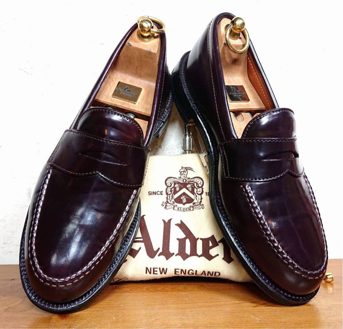 美品/送料無料】USA製 Alden/オールデン 7140 コードバン ペニー ...