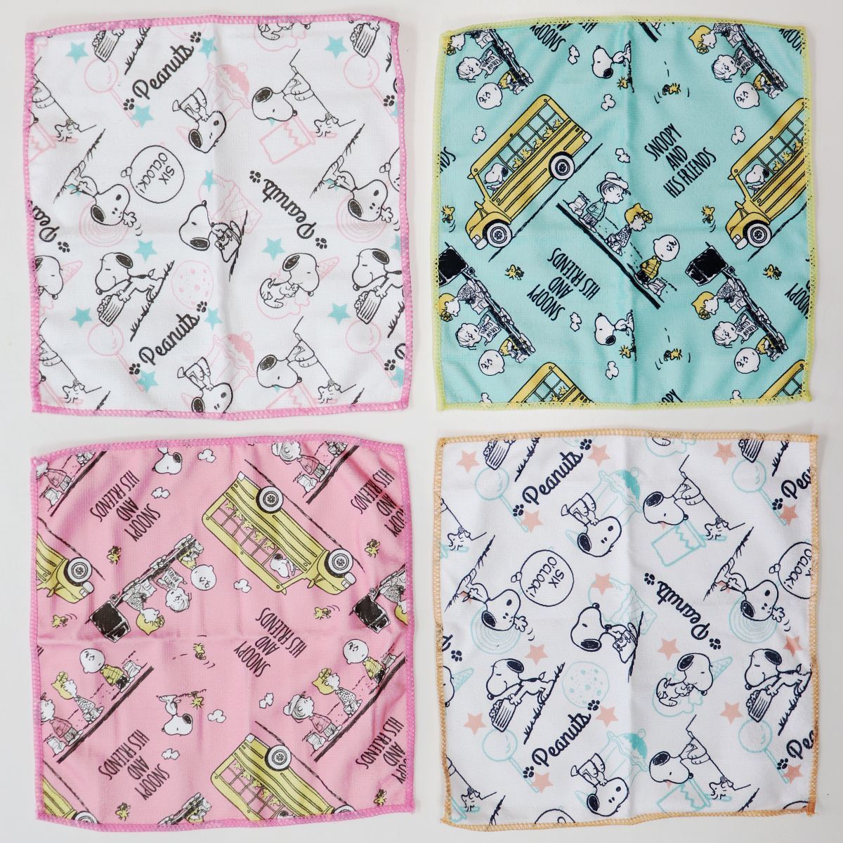 新品 送料390円可能商品 スヌーピー Snoopy 新品 マイクロファイバー キッチン タオル ハンカチ 眼鏡拭き 4枚 セット Set 一 Acc Qwer の落札情報詳細 ヤフオク落札価格情報 オークフリー スマートフォン版