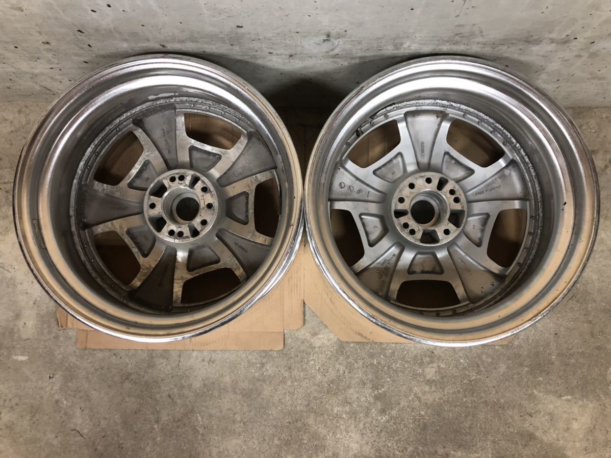 最終価格】 希少 廃番 深リム WORK Euroline ワーク ユーロライン 18