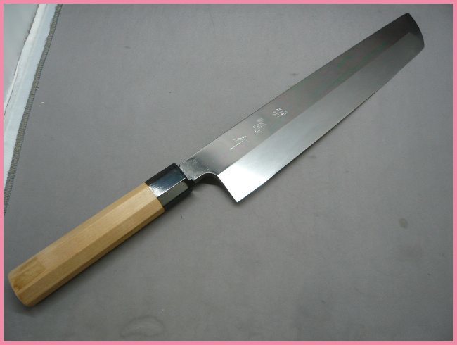 京極宗久作鱧 骨切り包丁 鞘付きハモ