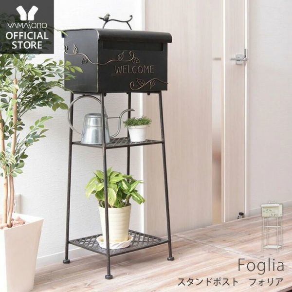 未使用アンティーク調郵便ポスト（銅製）