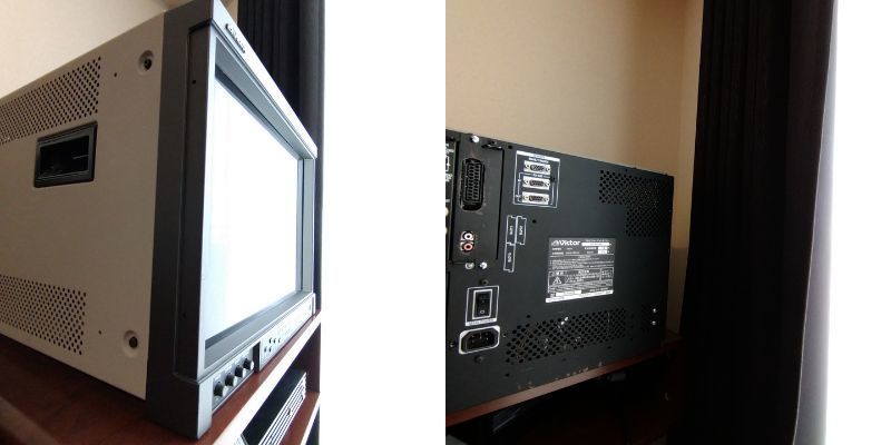 Victor ビクター DT-V1710C ブラウン管 フラット モニター RGB21 CRT