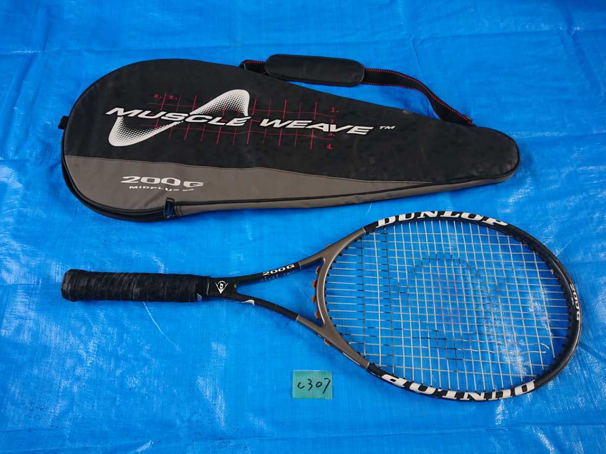c307 テニスラケット ダンロップ 200G 95 muscle weave dunlop