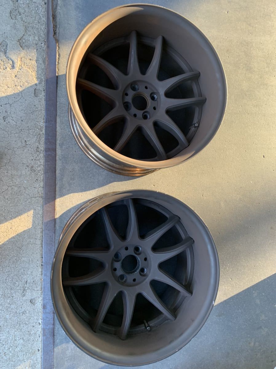 WORK エモーション CR2P 17インチ 10.5J 深リム PCD100 4穴の落札情報