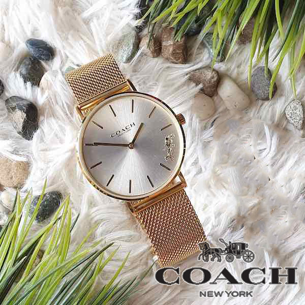 新品 人気 新品正規品 Coachコーチ腕時計 レディースperry ペリーゴールドホワイトメッシュステンレスアナログクォーツプレゼントギフト の落札情報詳細 ヤフオク落札価格情報 オークフリー スマートフォン版