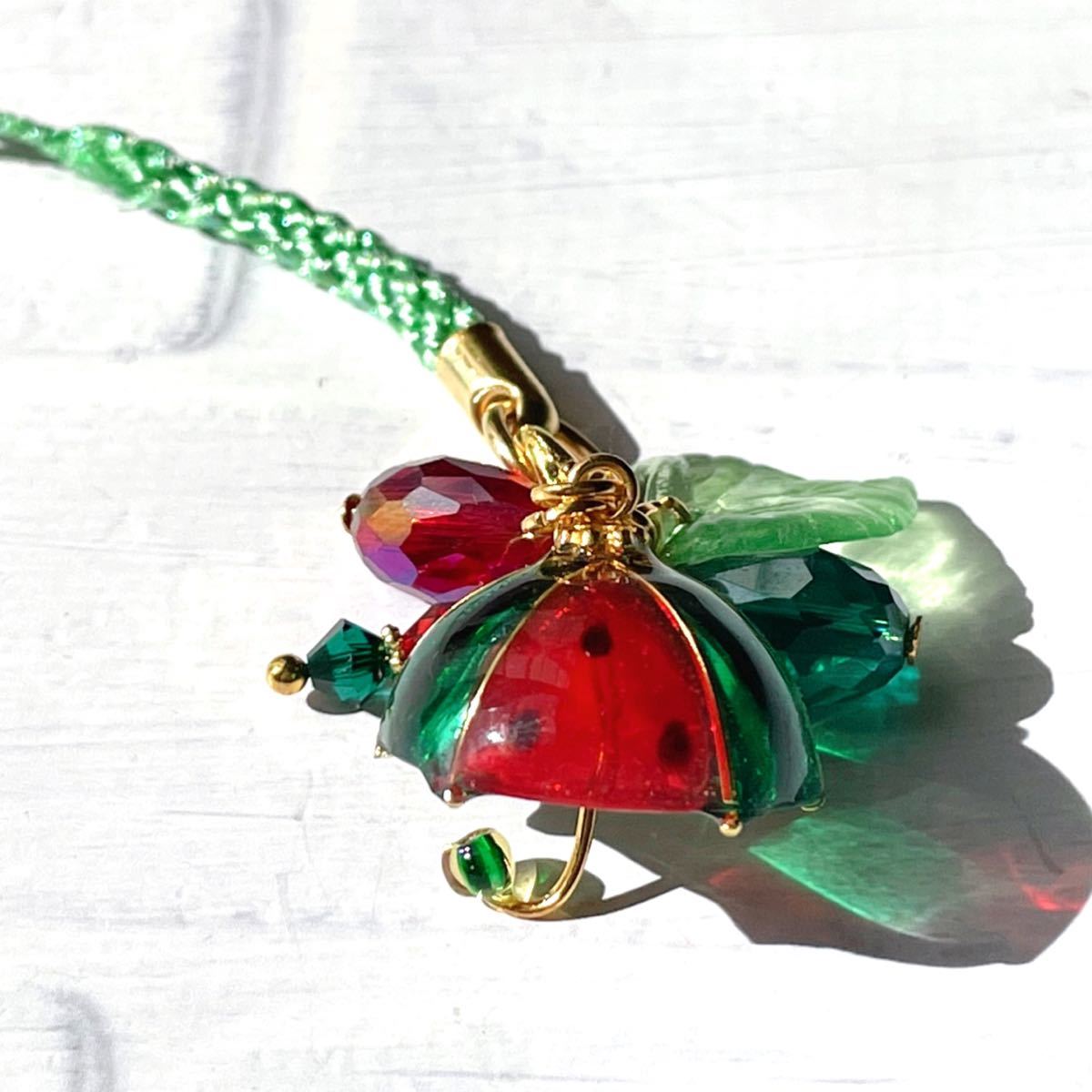 新品 1円スタート スイカの傘のストラップ チャーム レジン ハンドメイド 夏 の落札情報詳細 ヤフオク落札価格情報 オークフリー スマートフォン版