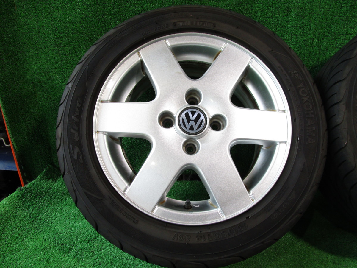 ☆ VW フォルクスワーゲン ポロ ルポ 純正 アルミホイール タイヤ 14