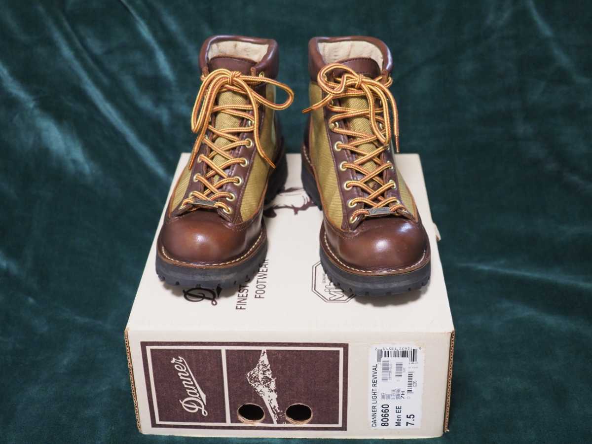 DANNER LIGHT REVIVAL ダナーライト リバイバル 80660 BROWN/KHAKI 7.5