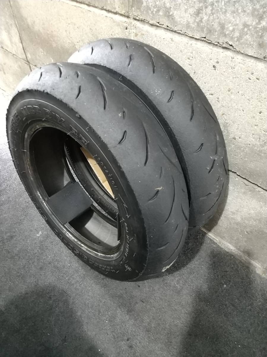傷や汚れあり】IRC MBR740 DIX RR ハイグリップタイヤ 3.50-10 2本