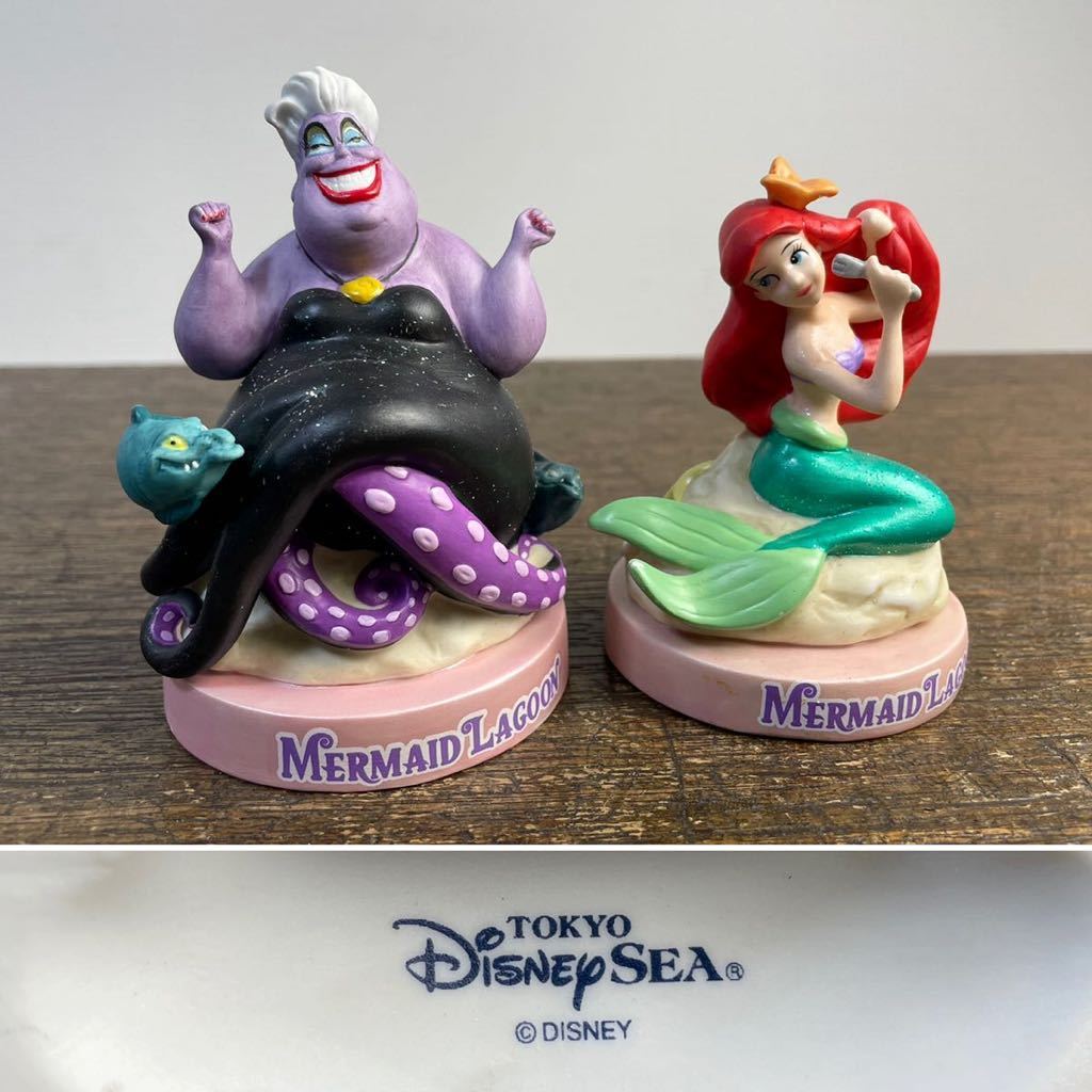 当時物 TDR ディズニー リトルマーメイド ベビー 陶器 置物 フィギュア
