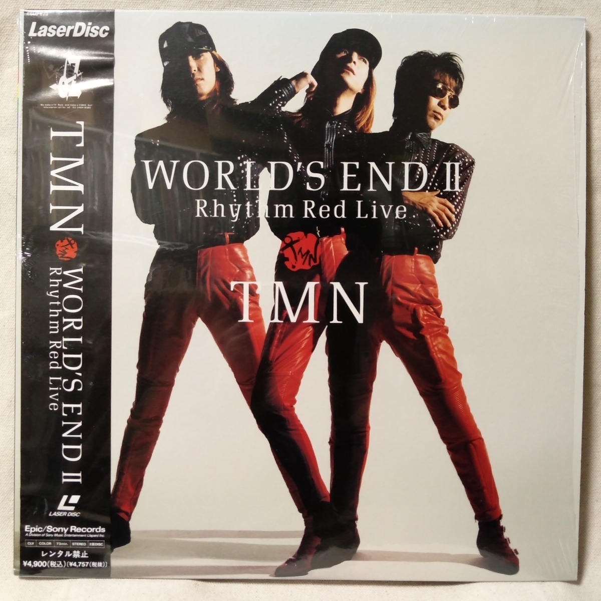 やや傷や汚れあり】LD TMN WORLD'S END 2 RHYTHM RED LIVE