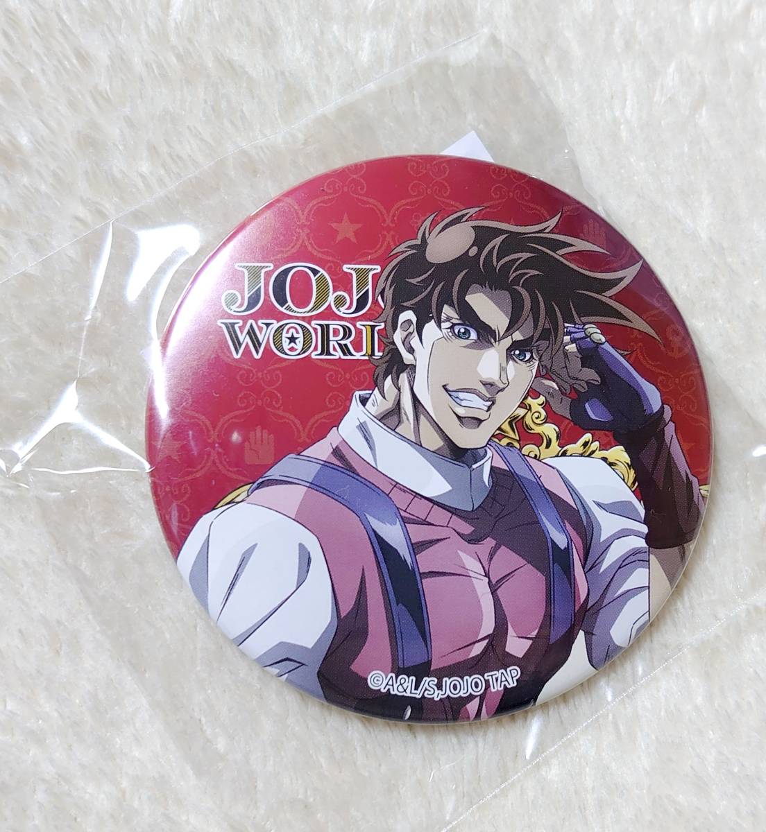 レア☆スタープラチナ☆ジョジョ デカCANバッジ 15cm 特大缶バッジ