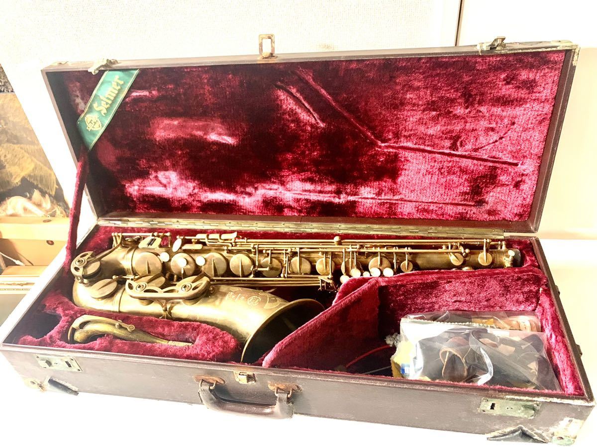 【傷や汚れあり】Selmer super action 80 Tenor saxophone(1981) + Otto Link セルマー