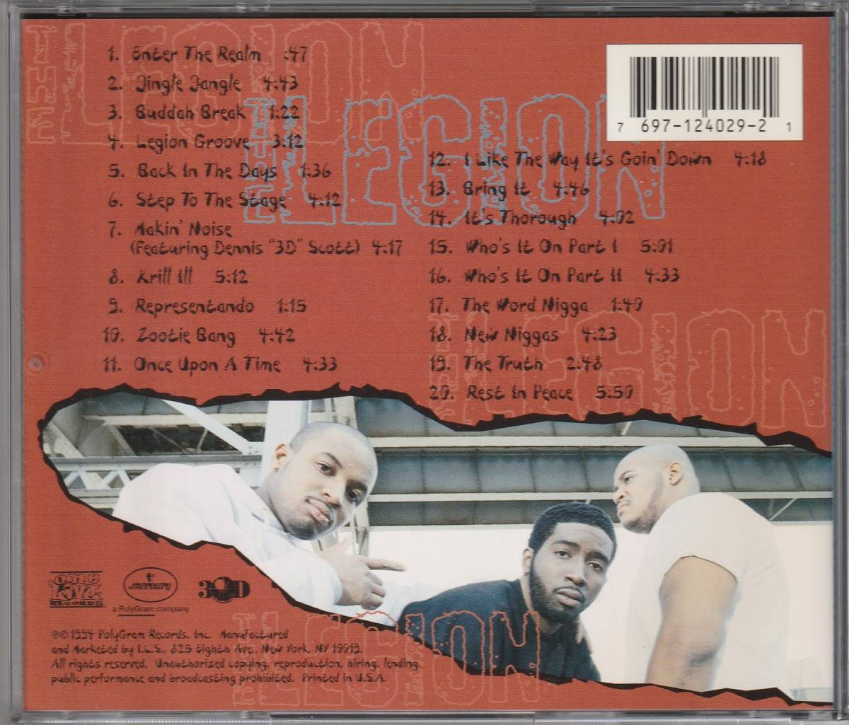 傷や汚れあり】中古CD□HIPHOP□THE LEGION／Theme + Echo = Krill 