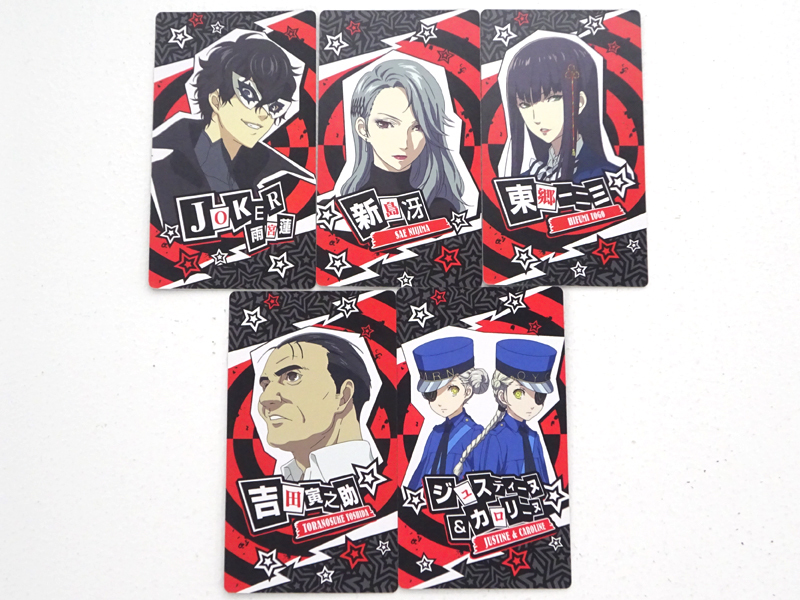 やや傷や汚れあり】☆中古☆PERSONA5 the Animation タロットカード 計