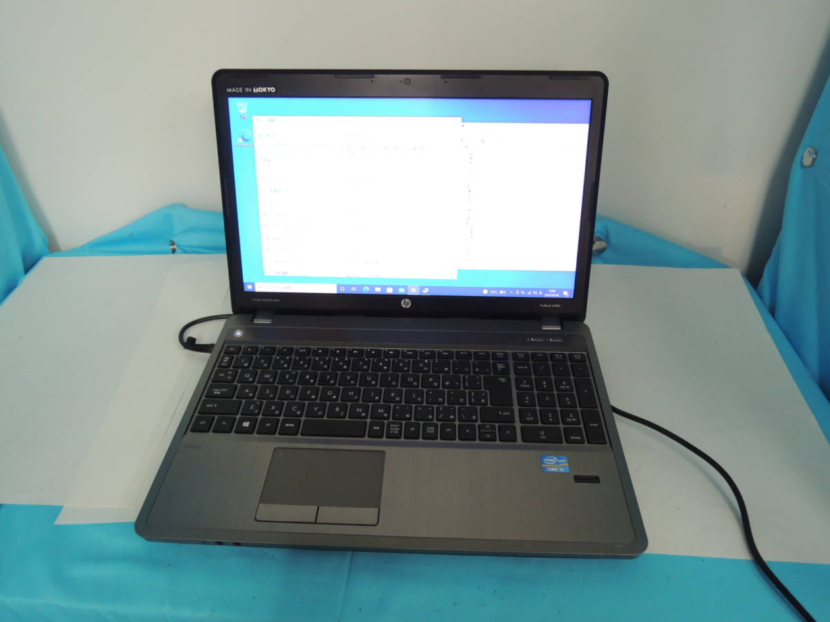 【目立った傷や汚れなし】HP ProBook 4540s CPUi53230M 2.6GHz HDD320GB 実装RAM8.00GB