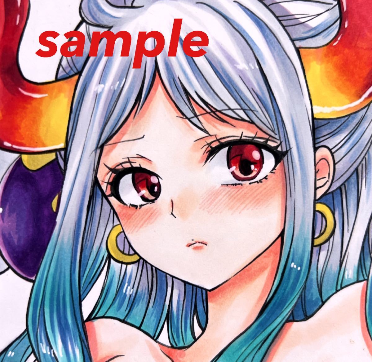 未使用 同人 手描きイラスト ワンピース Onepiece ヤマト の落札情報詳細 ヤフオク落札価格情報 オークフリー スマートフォン版