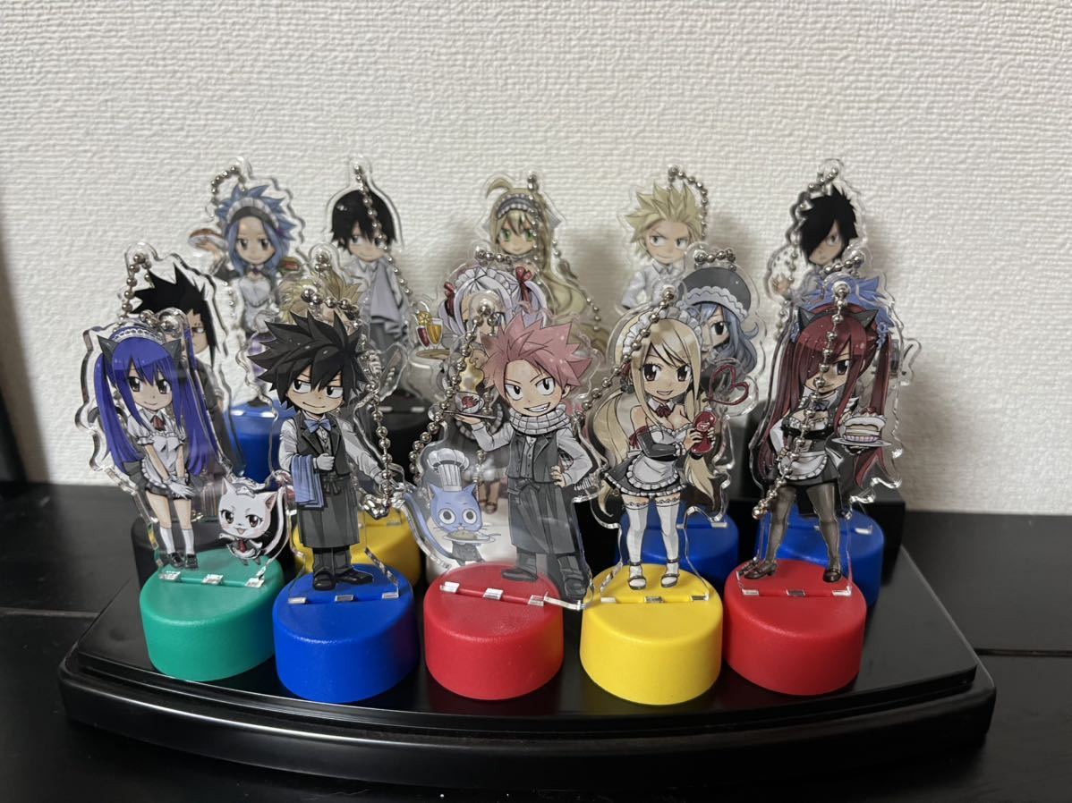 フェアリーテイル アクリルスタンド 15体セットボトルキャップ　ナツ フェアリーテイル アクリルスタンド 15体セットボトルキャップナツ