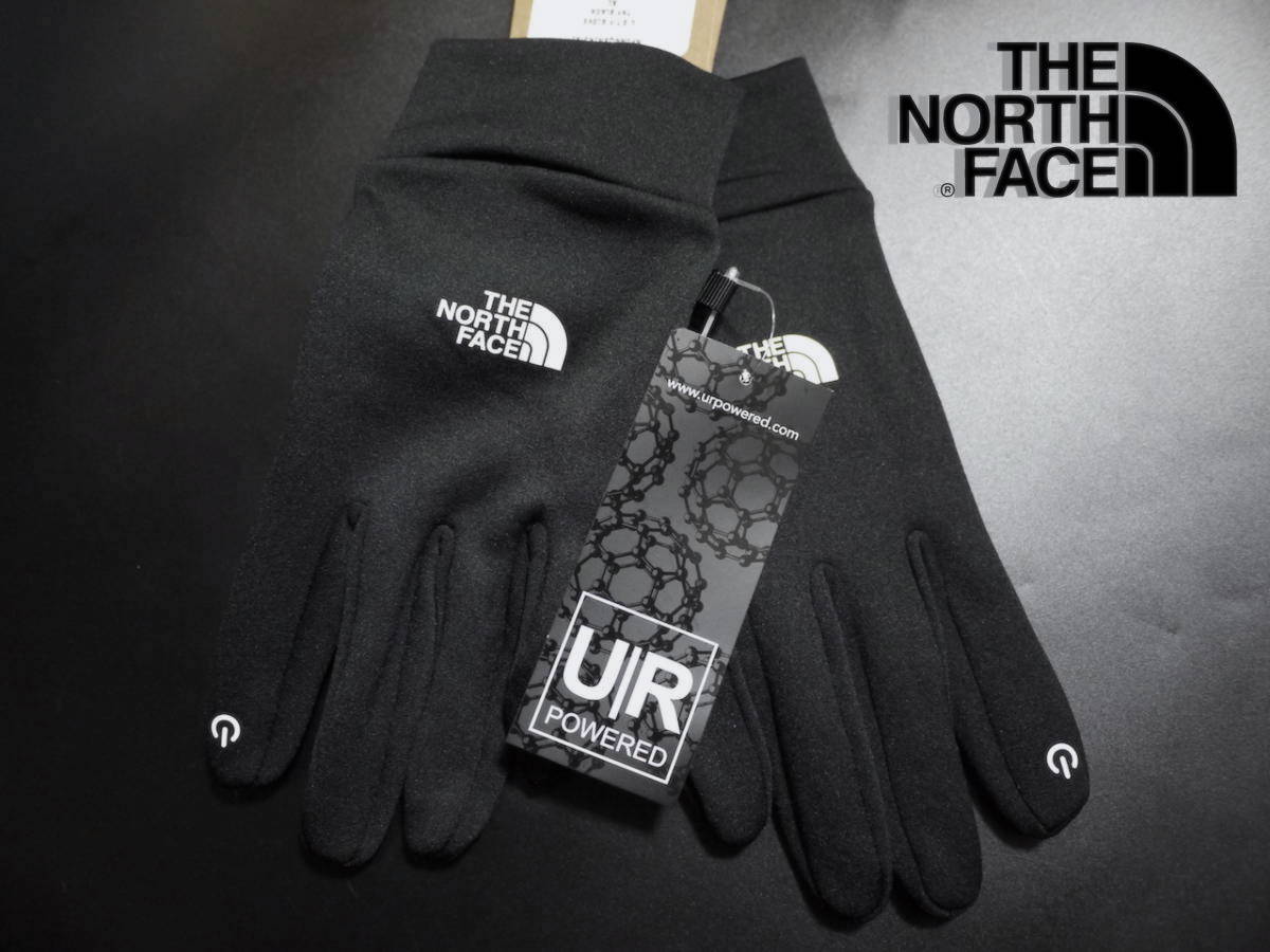 【未使用】スマホ操作可能 正規新品 ユニセックス XL/THE NORTH FACE UR POWERED ETIP GLOVE ノースフェイス グローブ 手袋 黒 ブラックの落札情報詳細