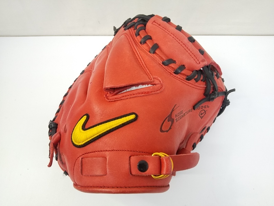 ナイキ 軟式 キャッチャーミット 細川亨 モデル 絶版品