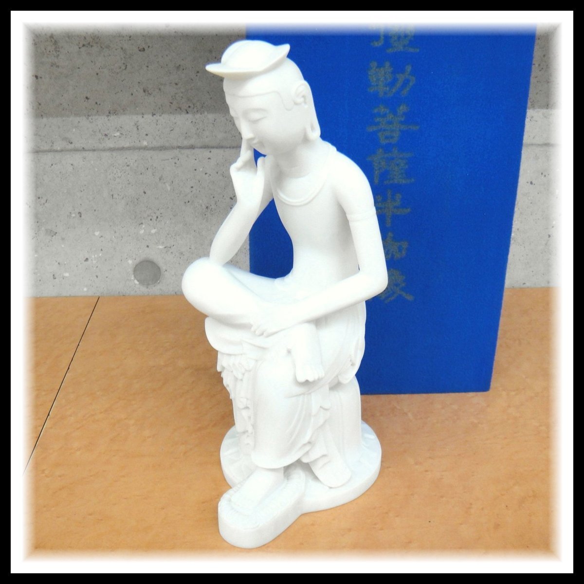 彫塑家 高村泰正作 像 置物 僧侶? 青銅？ブロンズ? 重量3.7kg位