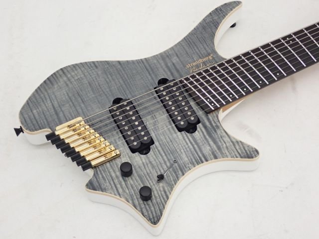 やや傷や汚れあり】Strandberg 8弦ヘッドレスギター BODEN J8 Standard