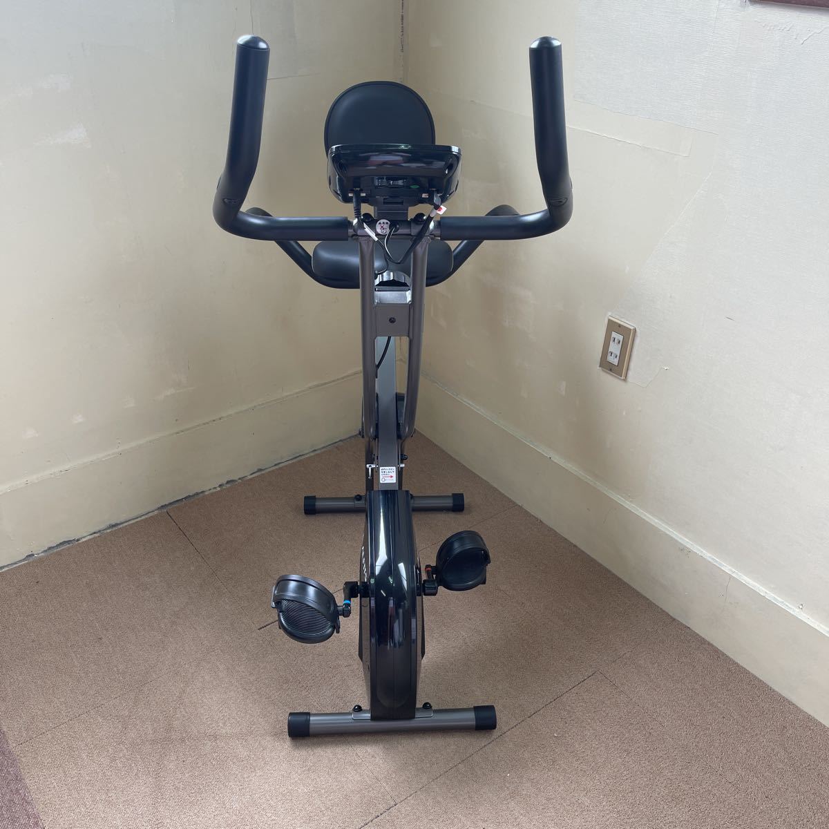 アルインコ フィットネスバイク（AFBX4620 黒） エアロバイク