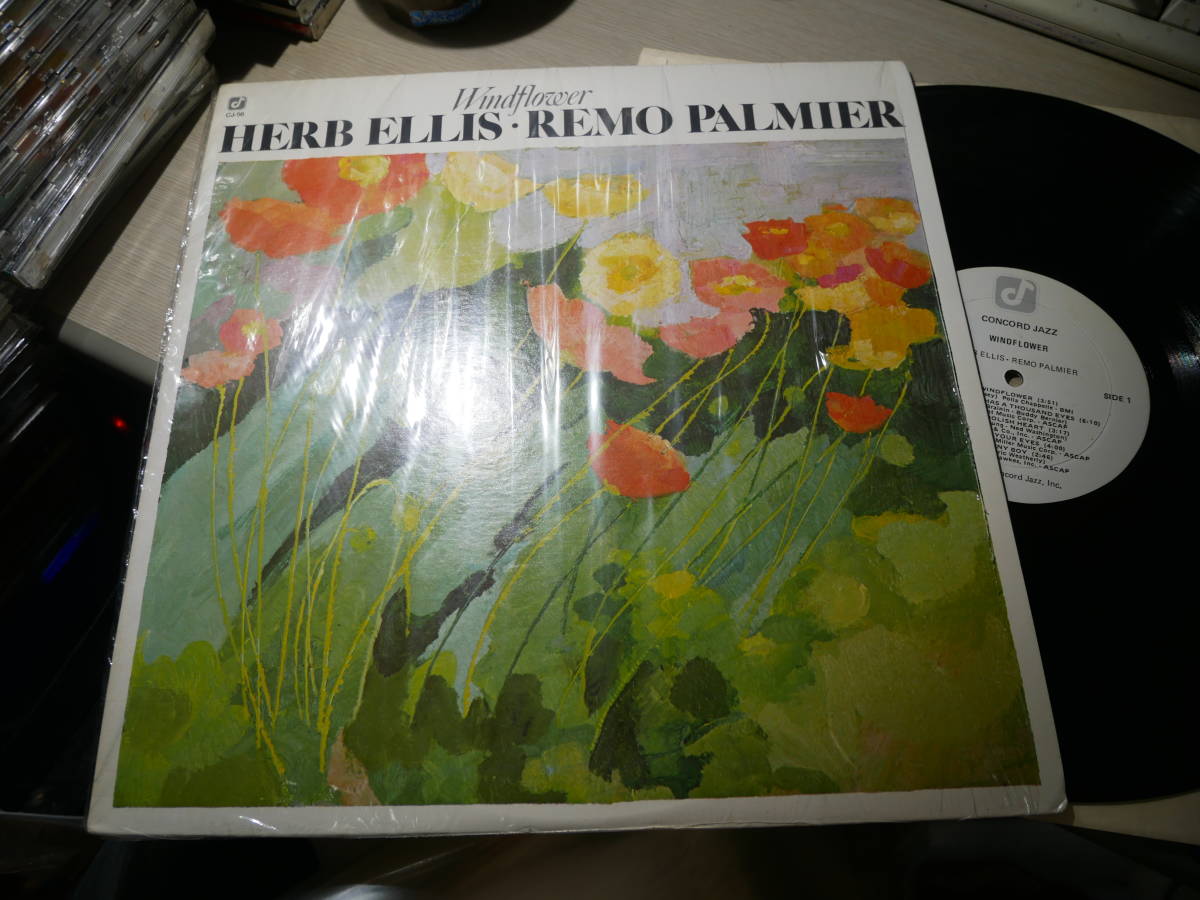 【未使用に近い】ハーブ・エリス,HERB ELLIS,REMO PALMIER/WINDFLOWER(CONCORD JAZZCJ56