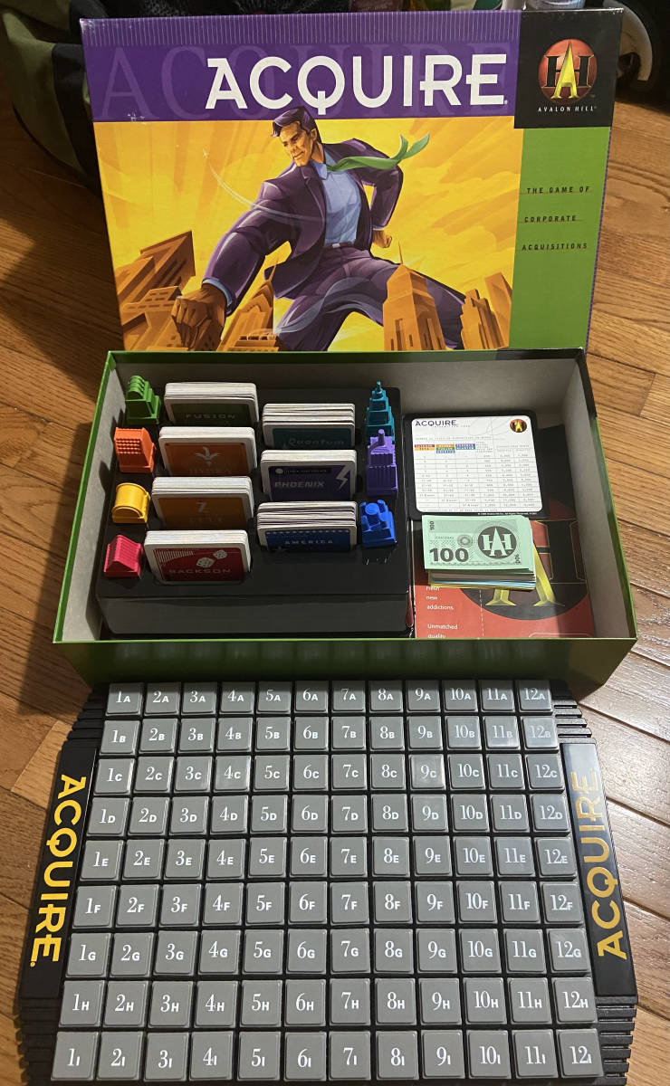 節約 絶版☆伝説のボードゲーム☆ACQUIRE（アクワイア）☆Avalon Hill