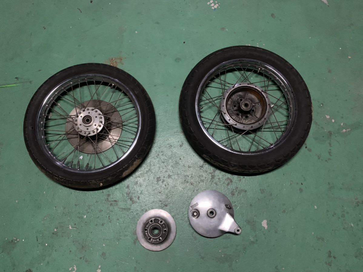 gs400 スポークホイールハブドラムパネル