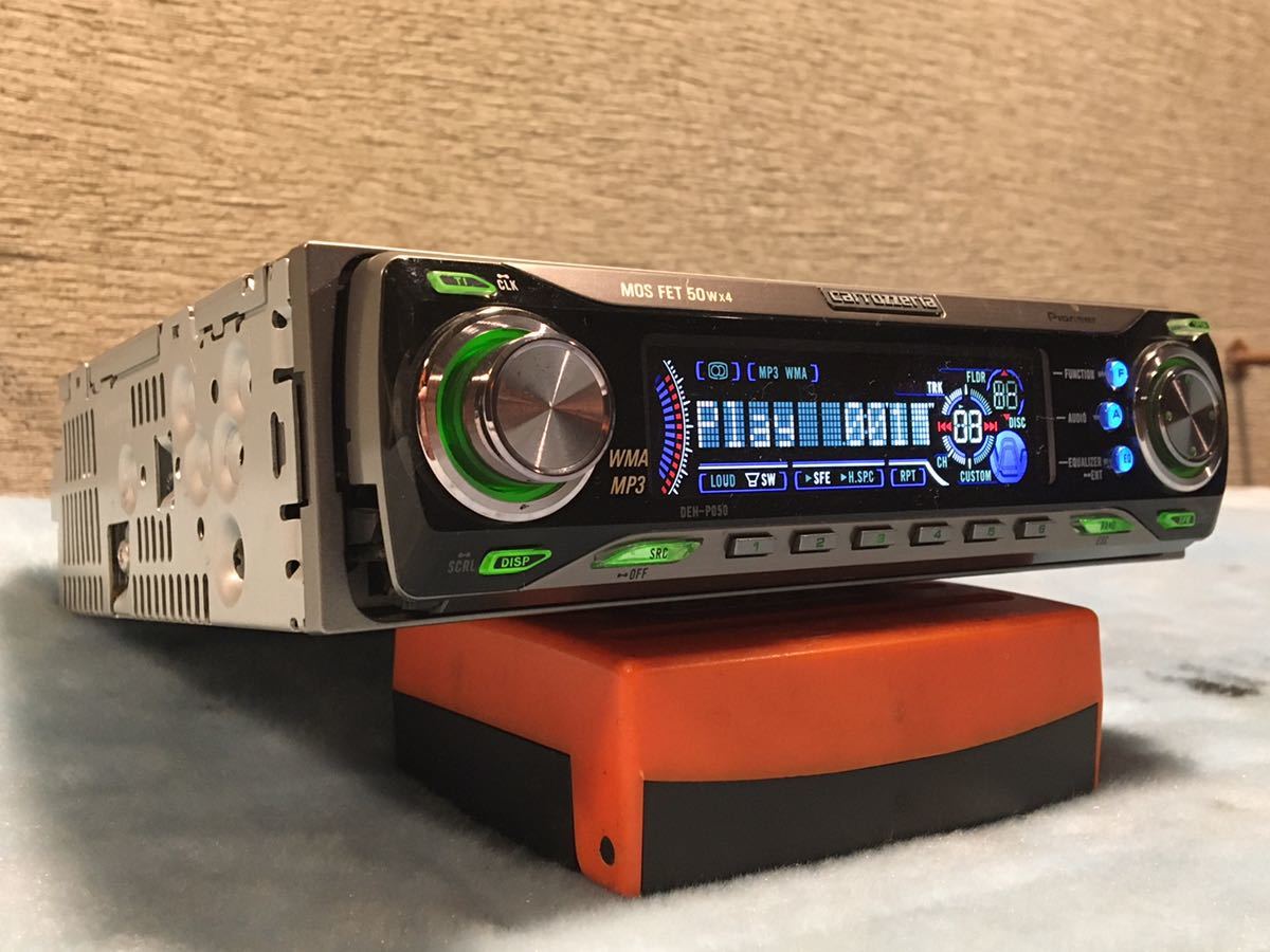完動品】カロッツェリア DEH-P050 カーオーディオ CDチューナー