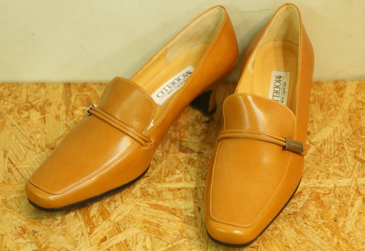 【未使用に近い】MADRAS MODELLO マドラスモデロ レディース ビジネスシューズ サイズ23 1/2 美品 の落札情報詳細