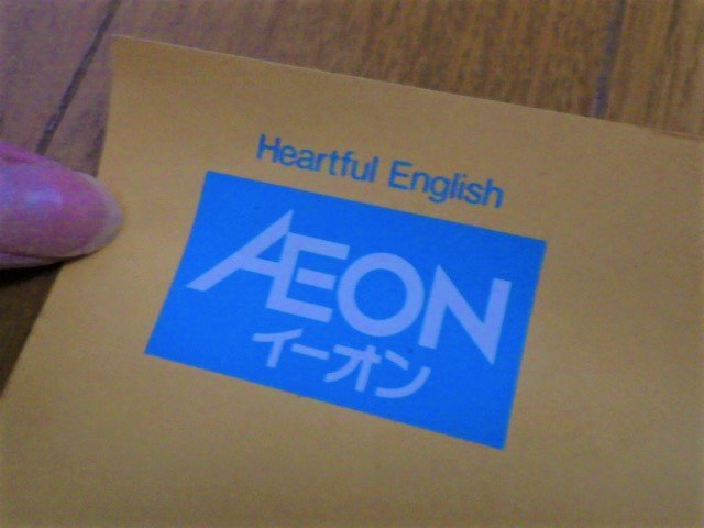 やや傷や汚れあり】□672：ポスター 高橋由美子 AEON イーオン 約51.5