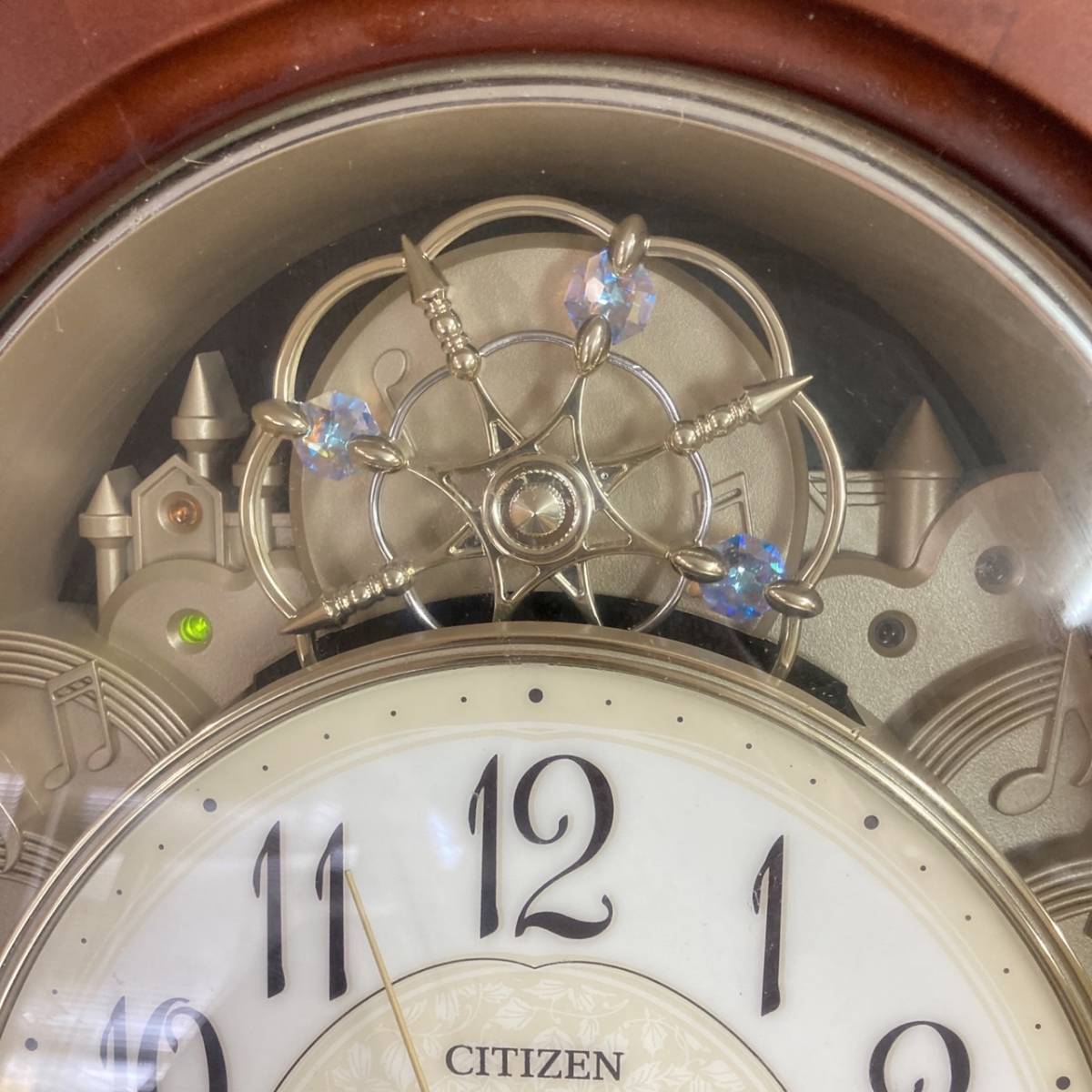 【新品未使用・廃盤】CITIZEN パルミューズM486 電波掛時計 やや傷や汚れあり】[11-98]CITIZEN シチズン パルミューズ M486