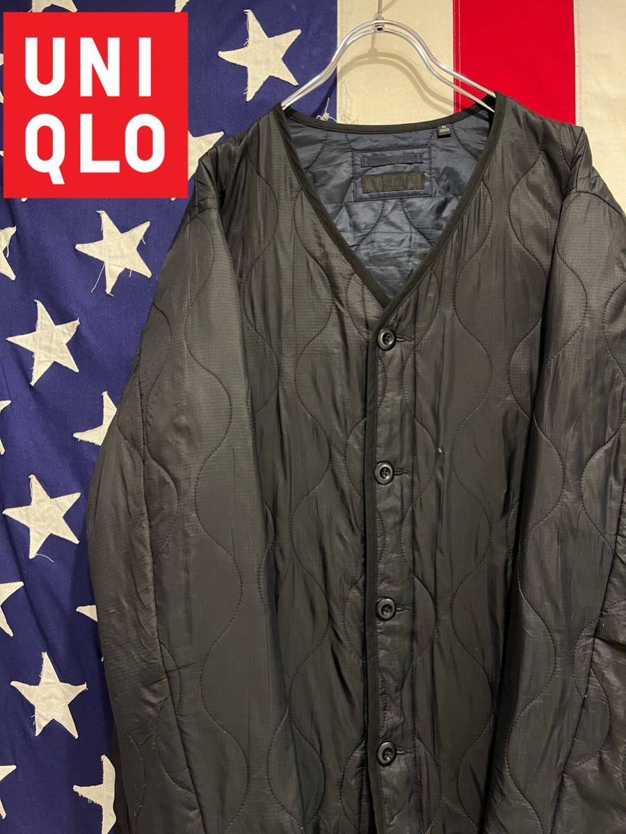 傷や汚れあり】☆UNIQLO☆ユニクロ☆ウォームパデットミリタリー