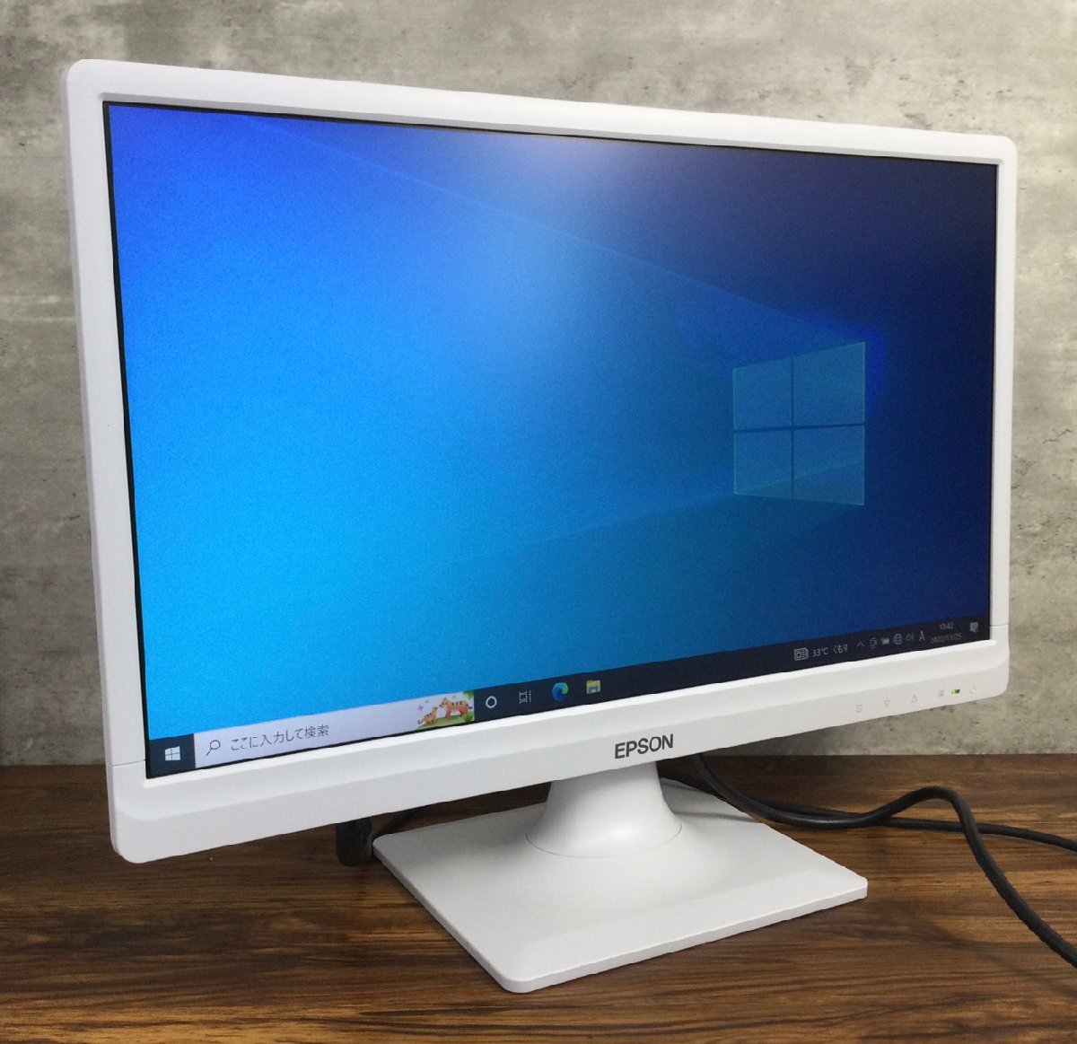 目立った傷や汚れなし】□EPSON LD22W83L / 液晶ディスプレイ / 21.5型