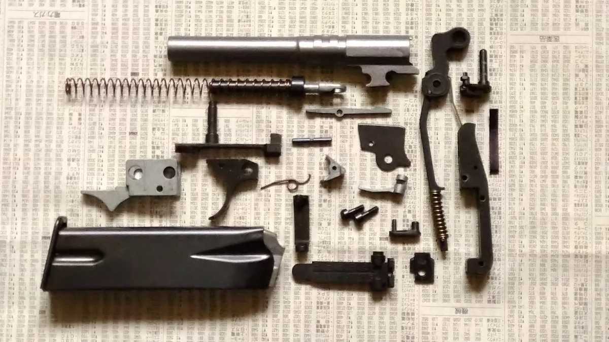 【傷や汚れあり】中古 ジャンク マルシン ハイパワー パーツセット マガジン ブローニングハイパワー ミリタリー モデルガン の落札情報詳細