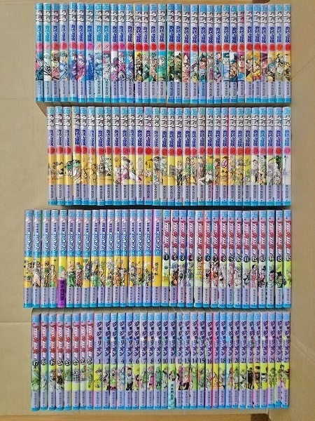 ジョジョの奇妙な冒険1部から8部全巻131巻セット[完]/良品/J01 週末限定】ジョジョの奇妙な冒険1～8部 全巻セット（131冊）+ おまけ